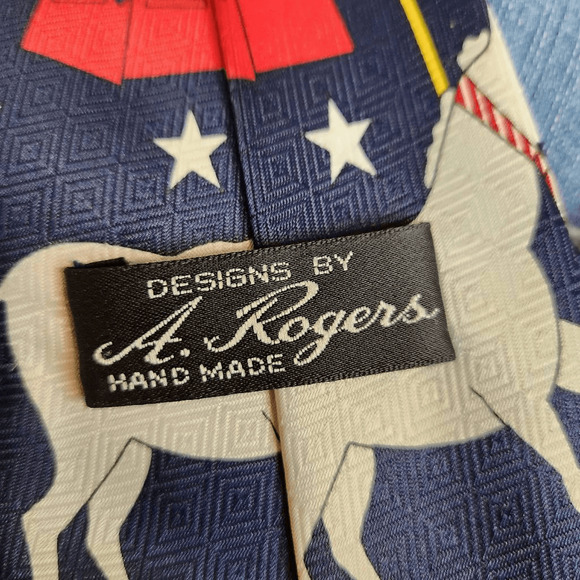A. ROGERS Democrat Donkey Political Tie (4590) - Picture 3 of 3